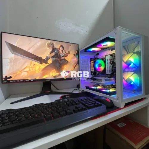 PC Gamer COMPLETO RYZEN 5 + RTX4060 + 1 ano de garantia e em até 12x