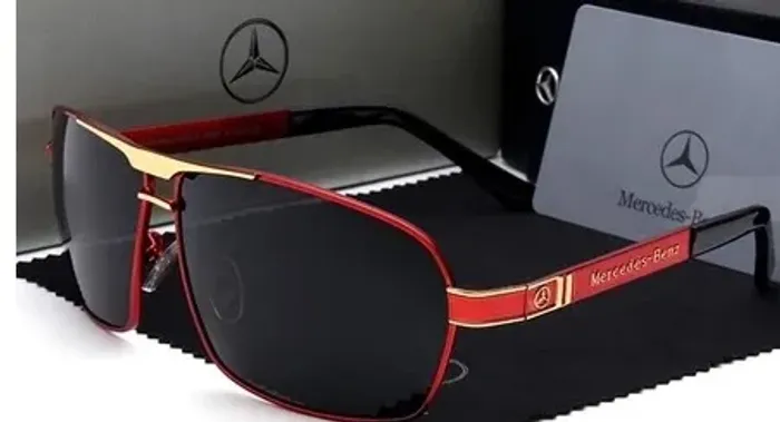 óculos Mercedes Benz red