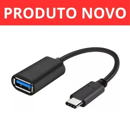 Cabo Adaptador Tipo C Otg Pendrive Usb Para Celular