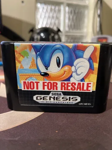Sonic the Hedgehog (not for resale)- Sega Genesis - Cartucho Original