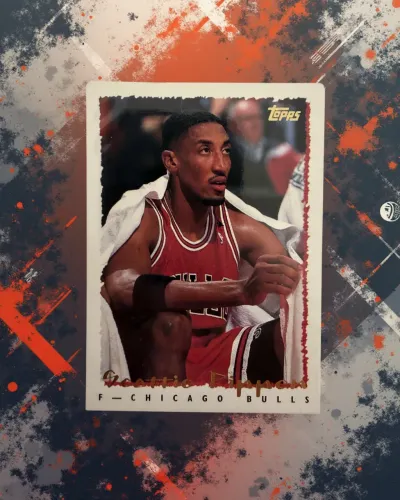 Scottie Pippen Chicago Bulls | Card Topps Original Anos 90