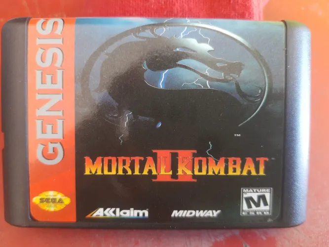 Mortal Kombat II - cartucho repro nova chipada na promoção 