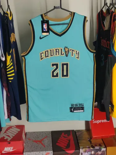 Promoção Camisa basquete New York Liberty Equality Azul - Nike Rebel Edition