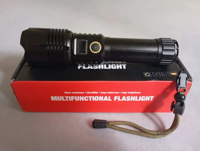 Lanterna Tática Recarregável Super Potente 1000 Lumens