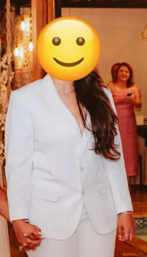 Terno Branco Feminino 
