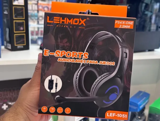Headset Gamer LEHMOX E-sports LEF-1051 PS4/X-ONE 3.5mm