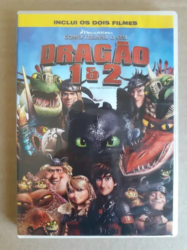 DVDs Como Treinar o Seu Dragão 1 e 2
