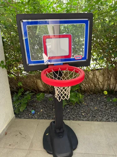 Cesta de basquete regulável - 5 ajustes de altura 