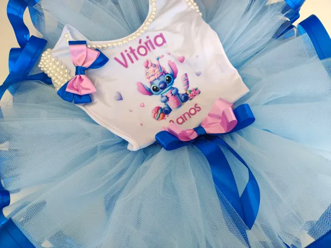 Conjunto Temático Stitch - Festa Aniversário