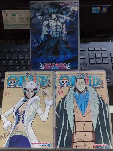 Combo 3 x DVDs Anime Bleach + One Piece em Japonês com Legenda Diversos Episódios