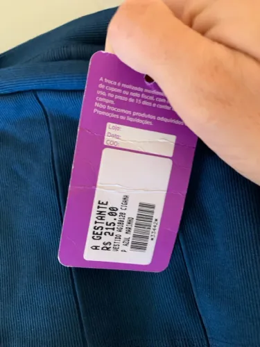 Vestido Gestante Azul Marinho
