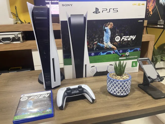 Console Playstation (ps5) Sony Branco Obs: Dispenso Curiosos Valor Final