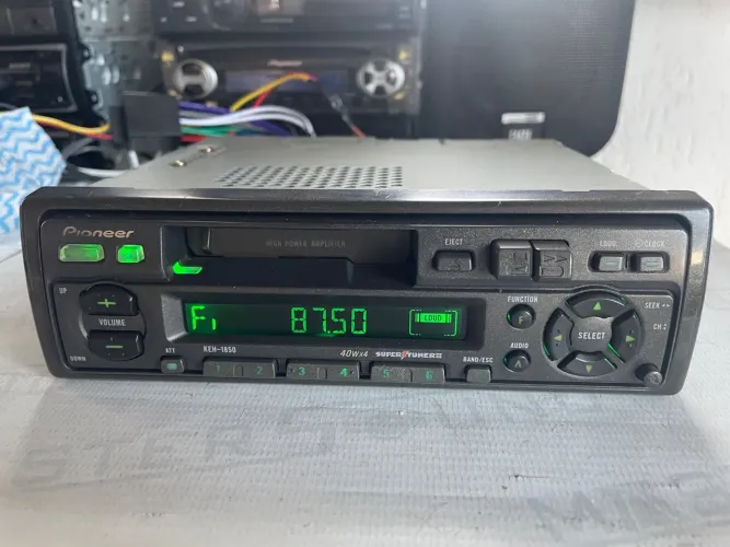 Toca fita rádio pioneer keh-p1850 semi novíssimo um dos últimos feito pela pioneer
