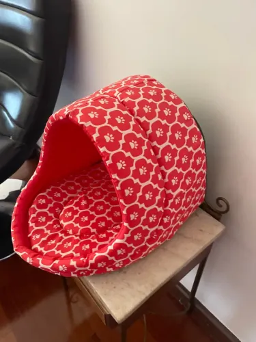 Cama para Pet com Design Floral