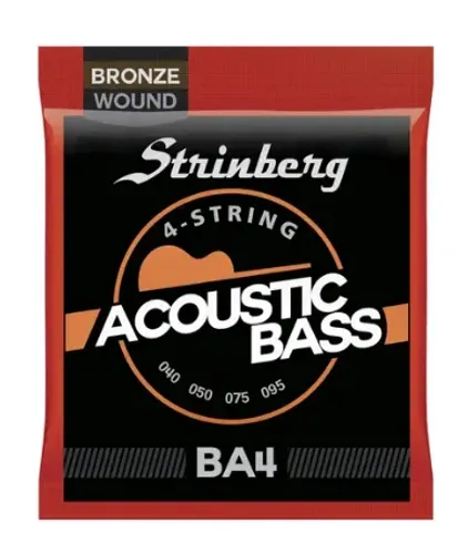 Encordoamento Para Baixolão Baixo Acústico 4 Cordas 040 Strinberg Ba4