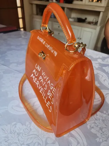 Bolsa "un voyage au pays des merveilles" em excelente estado