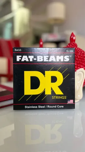 Cordas DR Fat Beams 45-100 Baixo 4 Cordas Original