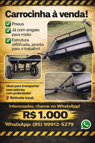 Vende-se carrocinha 