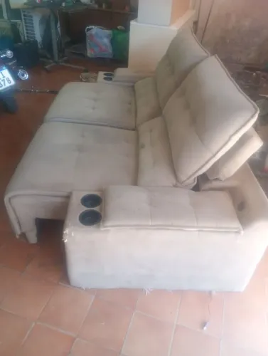 Sofá retrátil 2 lugares/ entrego/ ac cartão