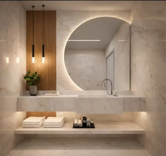 Espelho 90x90 com Led
