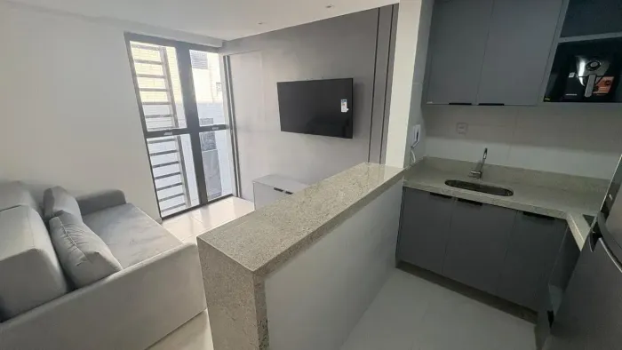 Apartamento 1 Quarto Mobiliado (30 metros quadrados) disponível para Aluguel