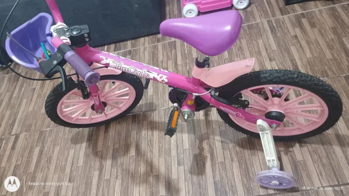 Bicicleta infantil até 8 anos