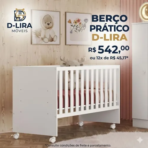 Promoção Berço Doce Sonho Com Rodizios