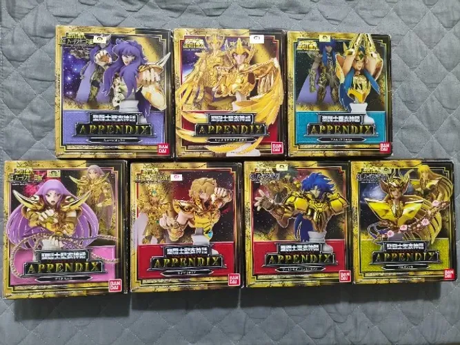 Cloth Myth Appendix 1.0 - Set Completo 7 Cavaleiros de Ouro