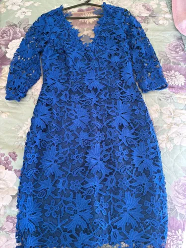 Vestido Azul de FestaTamanho 42