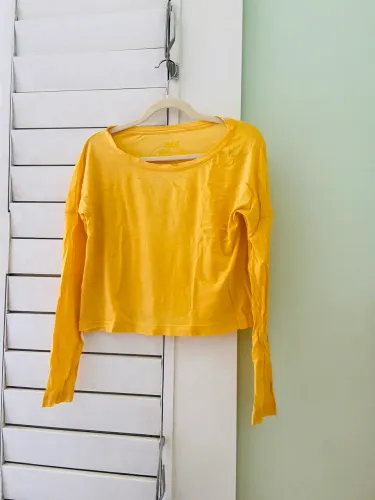 Blusa Farm manga longa algodão peruano P