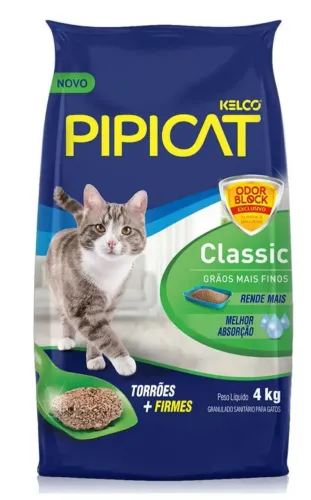 Areia para Gatos Pipicat Classic