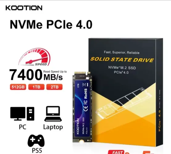 SSD M2 2 TB PC NOTEBOOK PS5