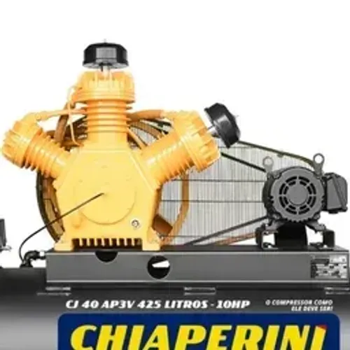 Compressor novo marca Chiaperini - 40 pés 425 litros Industrial - alta pressão 175 lbrs