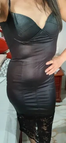 Vestido tubinho preto