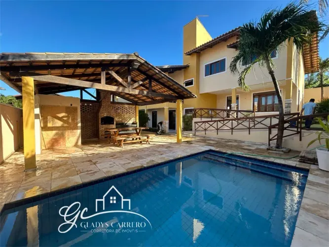 Porto das Dunas Casa exclusiva em Condominio 4 suites Venda