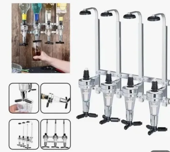Dispenser Bebida Parede - 4 garrafas