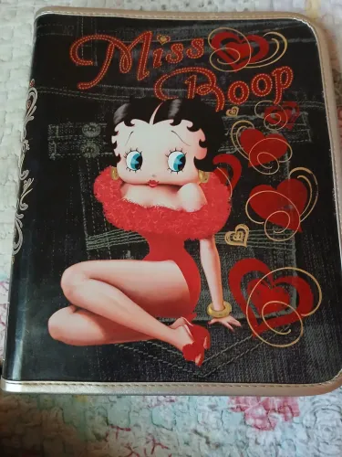  Pasta Fichario Antigo Betty Boop original  Tamanho 31×25 cn.