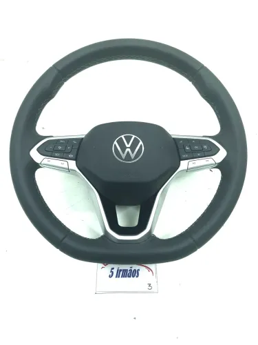 Volante Aro Direção Vw Virtus Exclusive Tsi 1.4 2023  Preto