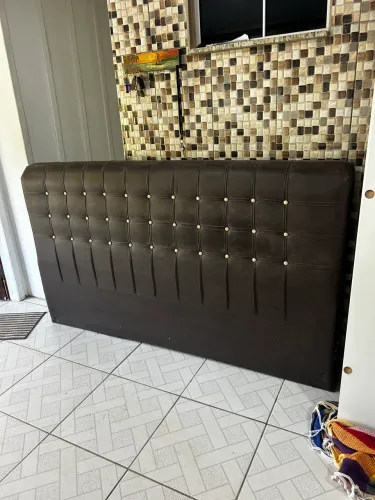 cabeceira cama king size de courino