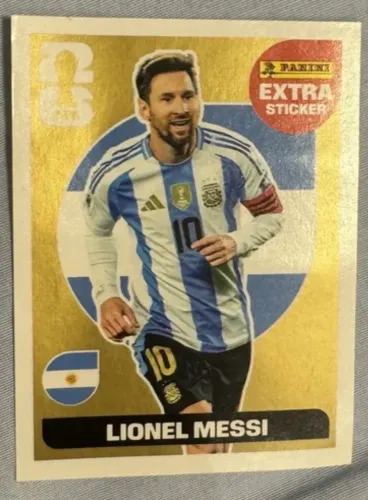 Figurinha Messi Legend Gold Copa 2026