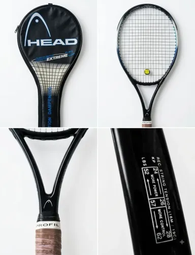 Raquete de Tênis Head Agassi Extreme XL + Capa Original - Ótimo Estado!