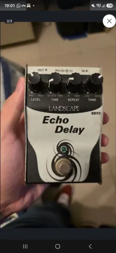 Pedal Landscape Echo Delay para guitarra baixo pedalboard etc