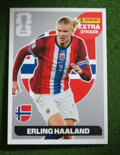 Haland prata extra sticker