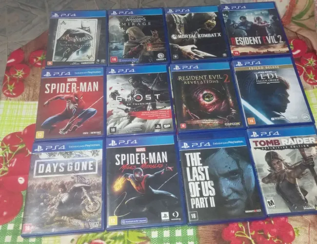 Lote de jogos ps4