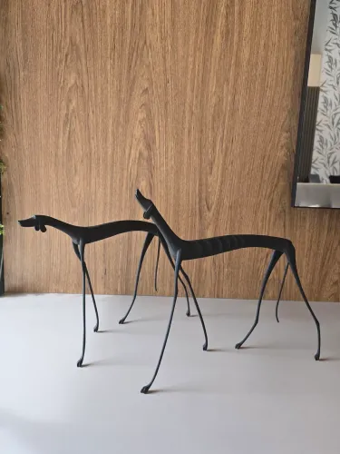 Escultura Cachorro Baleia Manco&iba