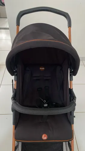 Carrinho de bebê burigotto Lui - preto cobre