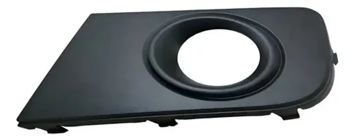 Moldura Farol Milha Esquerdo Volkswagen Amarok 2010 A 2016 Preto Esquerdo