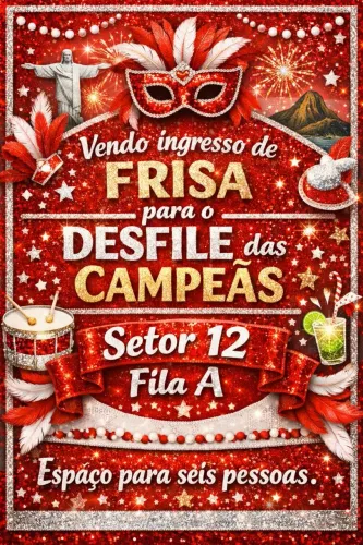 Frisa Desfile das campeãs Rio de Janeiro 2026aneiro 