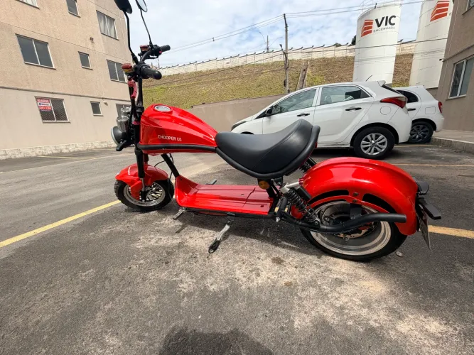SCOOTER ELÉTRICA CHOPPER 2000W - ESTILO HARLEY