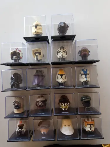 18 capacetes da colecao star wars